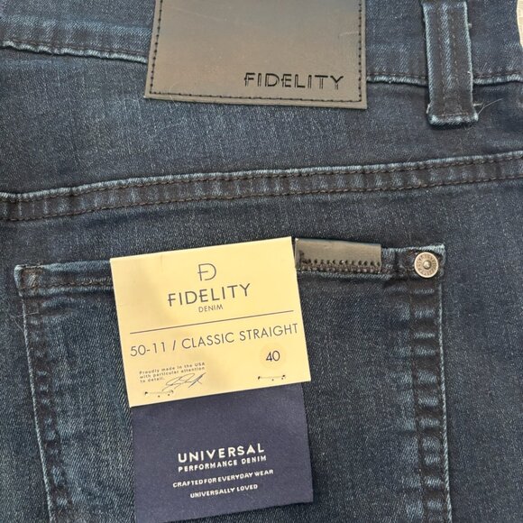 Fidelty - 50-11 / Classic Straight - 40W 34L - Blue - (Inv 219) - Picture 4 of 5